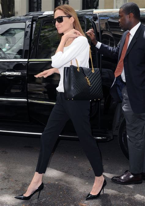 celebrities ysl shirt